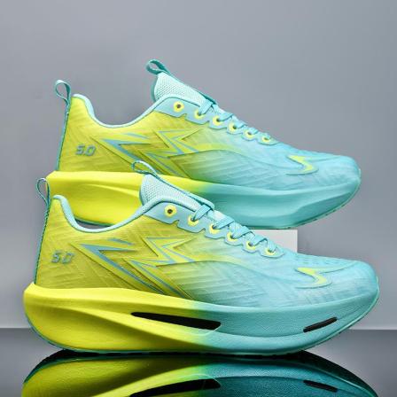 跑步鞋子男秋季透气减震运动鞋男童15岁16学生青少年超轻碳板跑鞋