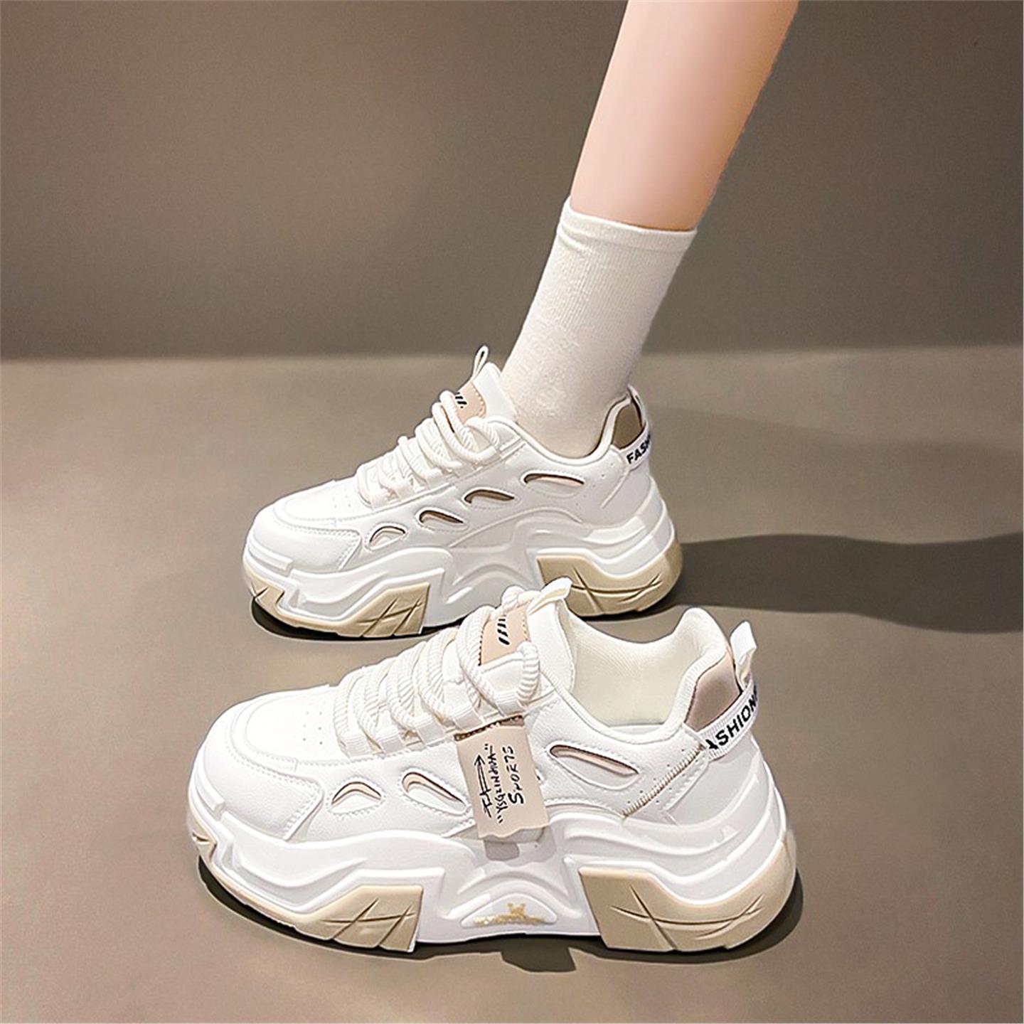 官网小c&k运动鞋女2025新款软底不累脚初中学生网红爆款小白板鞋主图