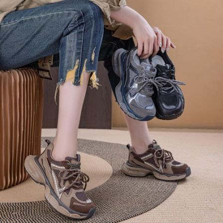 法国 伊莎贝尔 阿佳妮 秋季爆款百搭厚底巴家复古老爹鞋