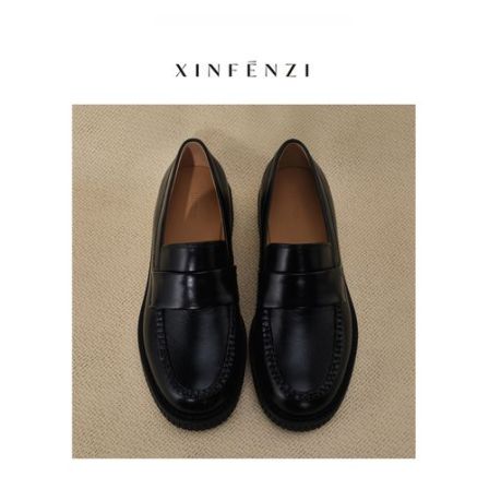 【乐福鞋】XINFENZI 头层牛皮经典款百搭乐福鞋 PS22188