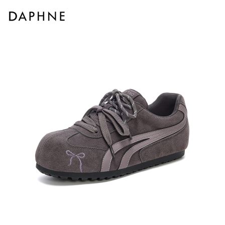 【宋茜代言】达芙妮新款时尚百搭运动风软底舒适潮流休闲德训鞋