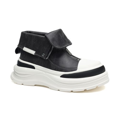 马克华菲双11好物男鞋秋冬机车两穿爆款男士增高板鞋休闲厚底男款主图