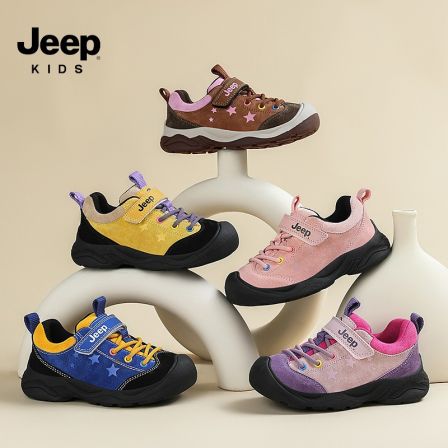 Jeep男童宝宝鞋子秋季2025年新款小童幼儿园中大童运动鞋学步鞋 