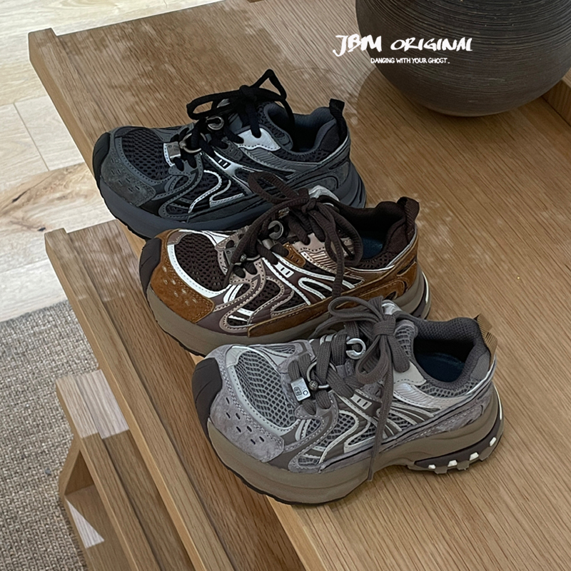 JBM 秋季新款儿童潮酷时髦百搭运动鞋中大童户外休闲软底老爹鞋主图