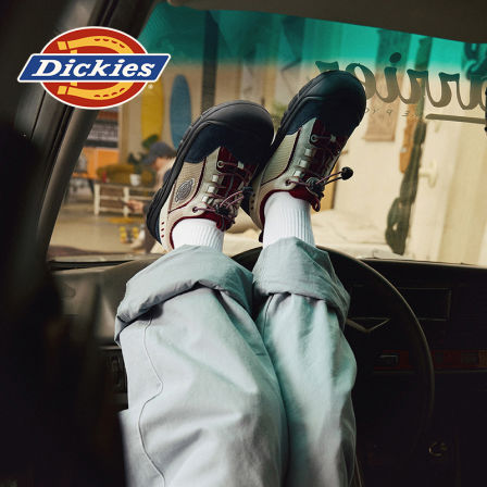 Dickies童鞋儿童户外鞋2025秋新款防滑舒适男女中大童休闲运动鞋