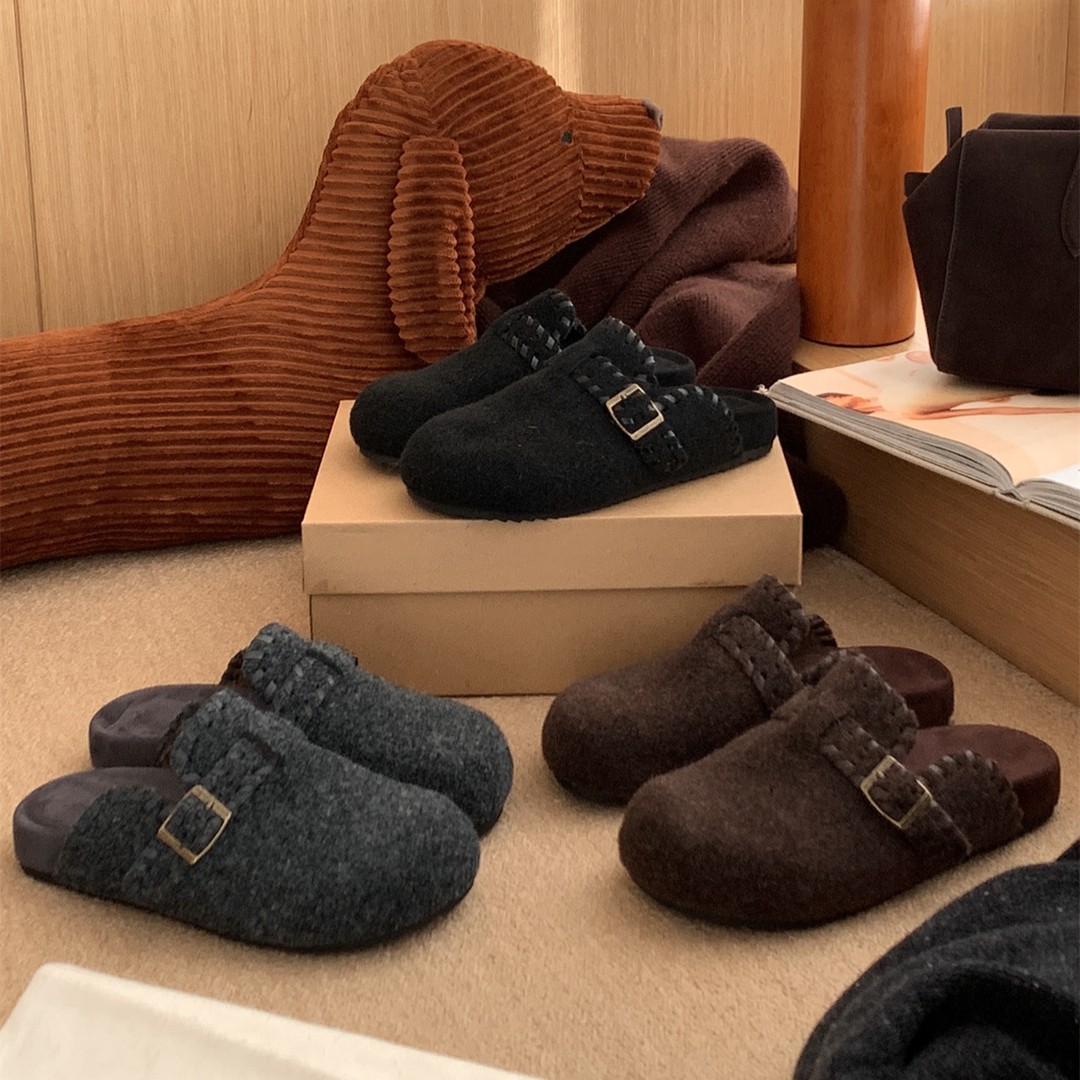 BAO/宝小姐2025秋季新款包头勃肯拖时装拖百搭女软底鞋250909-21主图