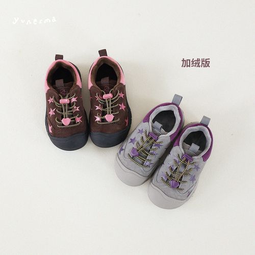 允儿妈冬季新款百搭户外山系加绒朔溪鞋儿童涉水鞋棉鞋宝宝运动鞋主图
