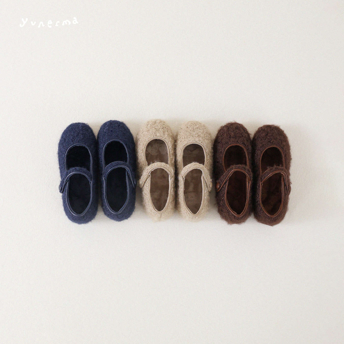 允儿妈女童冬季新款魔术贴加绒毛毛鞋女孩秋冬加厚棉鞋宝宝鞋子潮主图