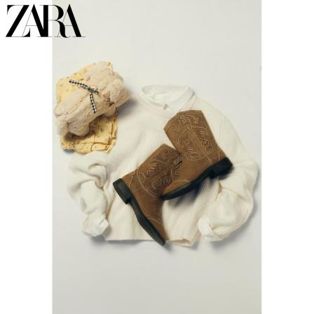 ZARA2025秋季新品 儿童鞋女童 简约休闲舒适牛仔靴 2001630 700