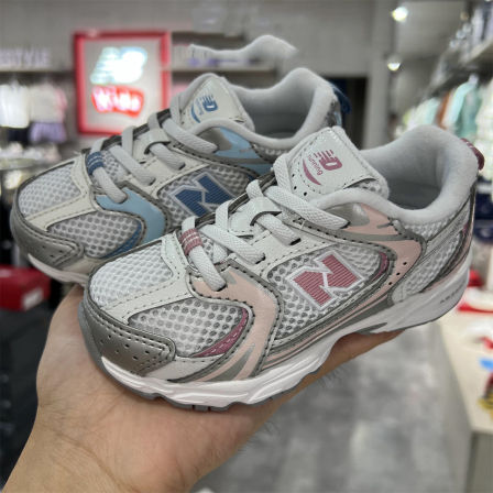 N字530童鞋2025秋季新款男童女童儿童宝宝一脚蹬跑步运动鞋子宝宝