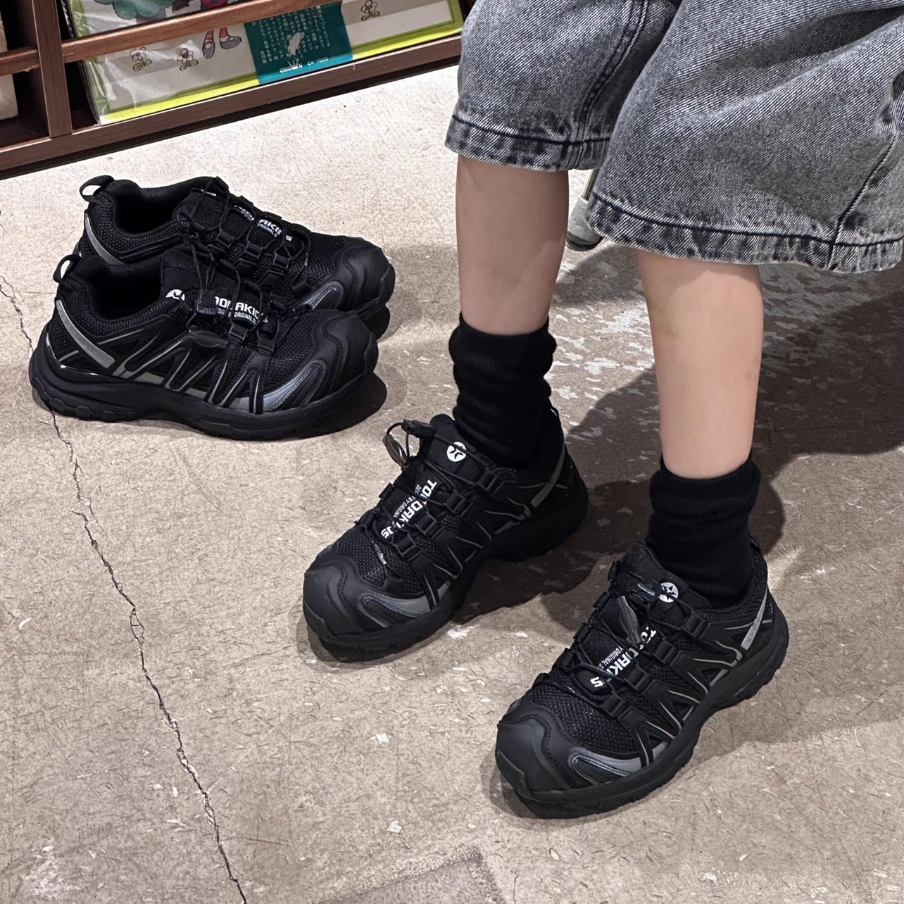 黑武士儿童鞋子老爹鞋加绒二棉2025秋冬男女童运动鞋中大童休闲鞋主图