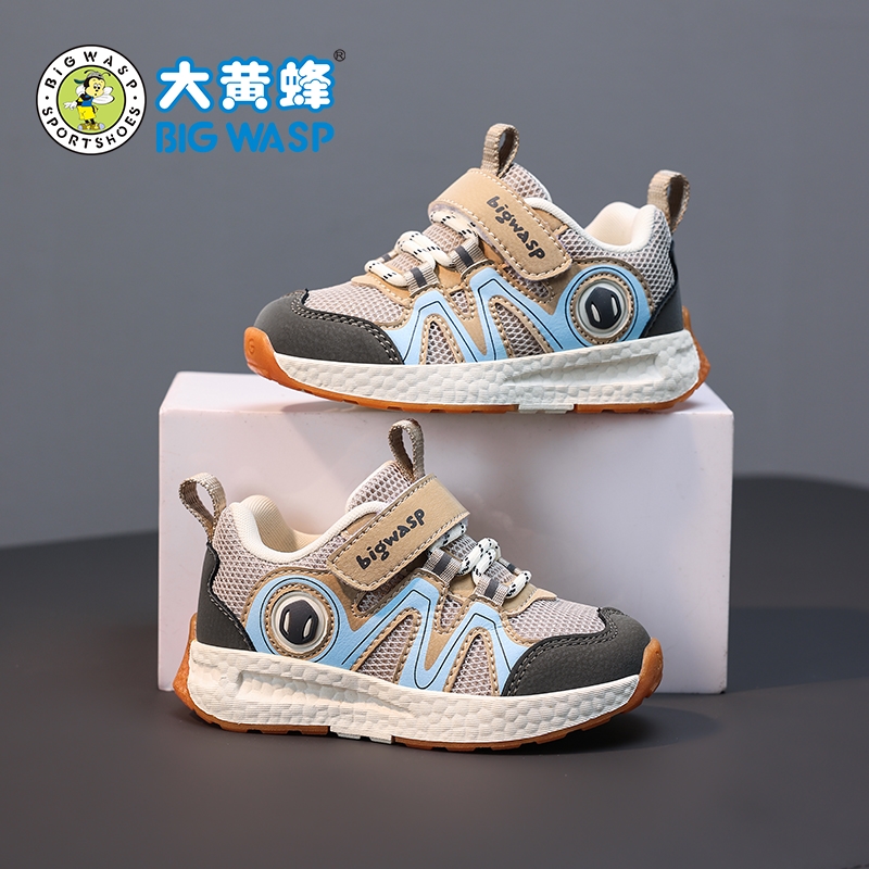 大黄蜂童鞋2025秋季新款男宝宝鞋子儿童运动鞋小童防滑软底机能鞋主图