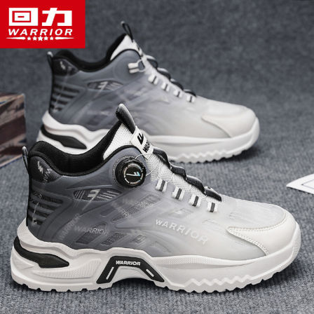 回力男鞋秋季透气2025新款增高老爹潮鞋青少年厚底休闲网面运动鞋