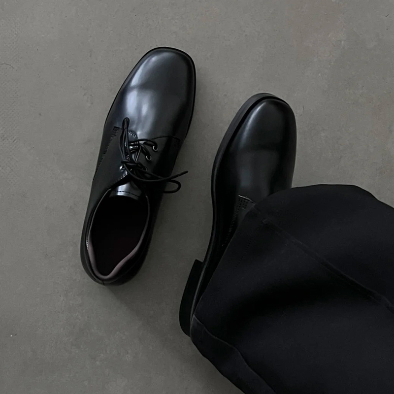 潮牌老钱风皮鞋男百搭高级感英伦乐福圆头德比商务通勤结婚新郎鞋主图