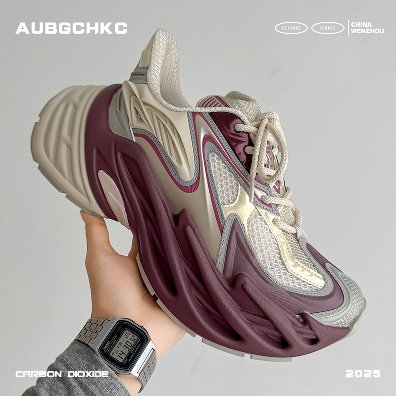 AUBGCHKC老爹鞋男女款厚底增高2025新款巨好看休闲百搭情侣运动鞋主图