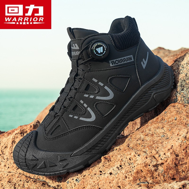 回力男鞋2025新款秋季高帮户外运动休闲鞋防滑耐磨登山工装劳保鞋主图