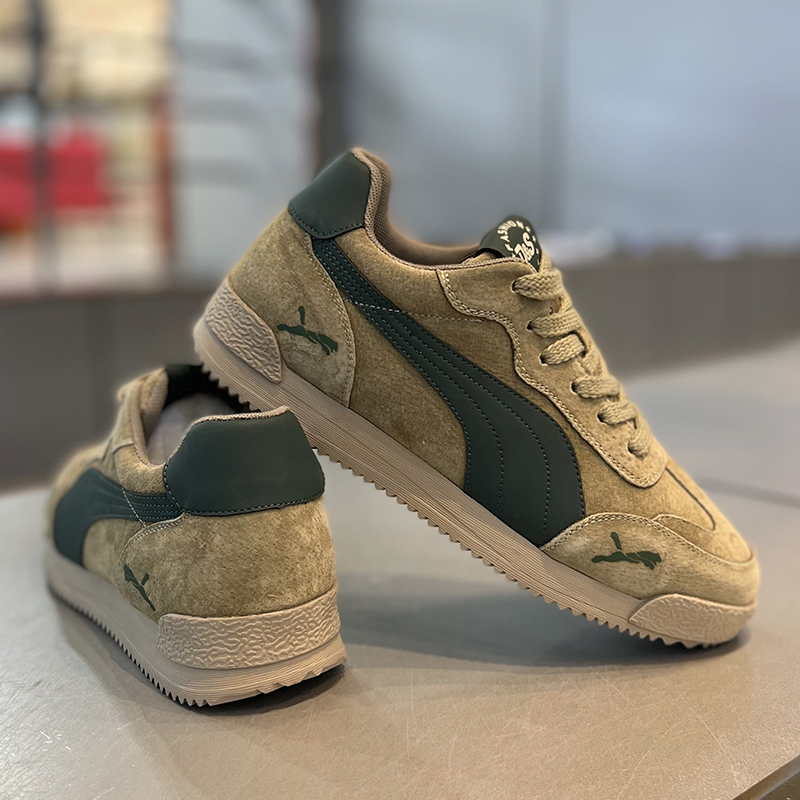 男鞋2025新款秋季青少年潮流复古百搭运动休闲鞋时尚软底阿甘鞋男主图