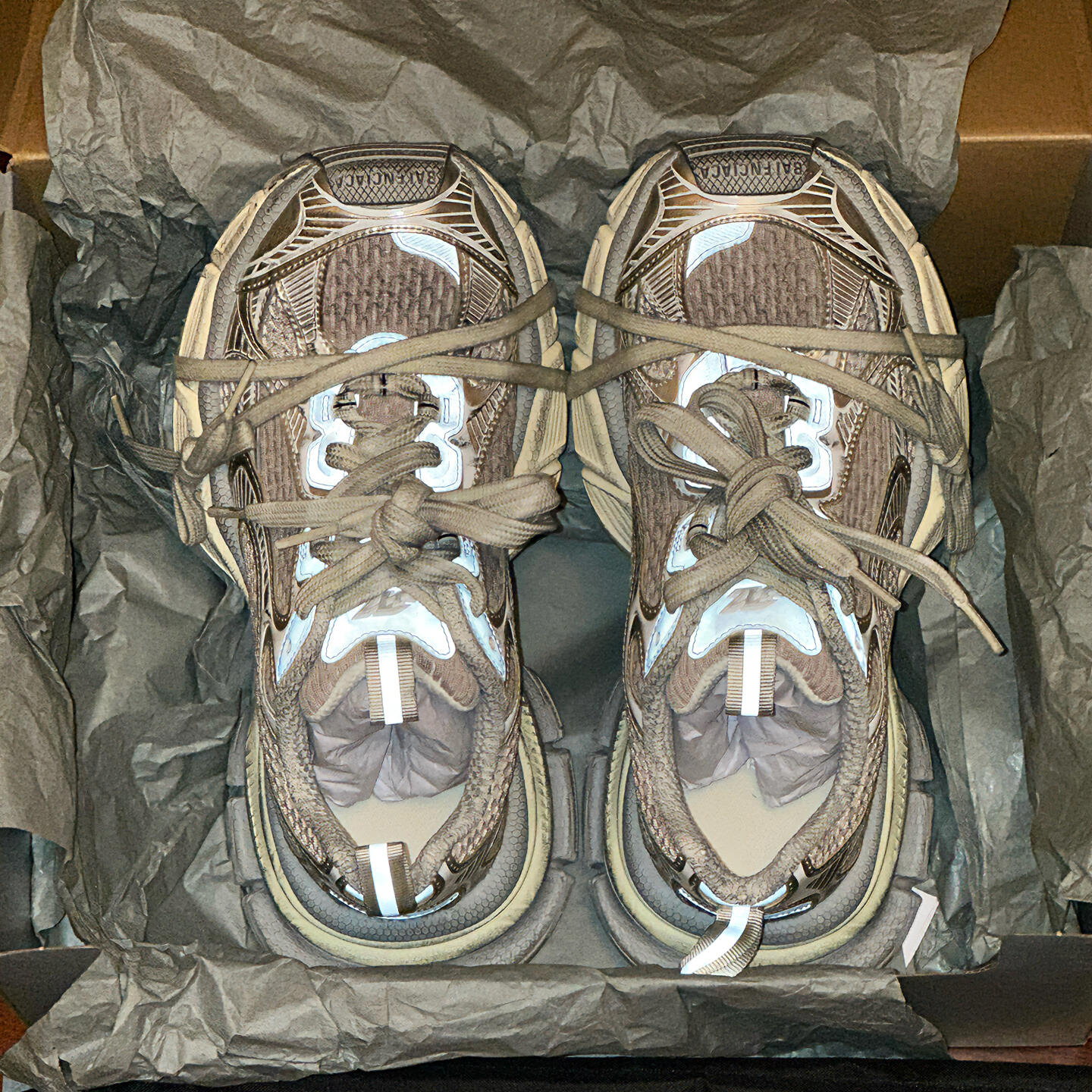 莆田高端做旧老爹鞋男女款2025秋季新款厚底内增高运动鞋男鞋潮牌主图