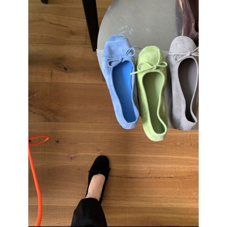 About nice 韩代  羊选东大门多色入 芭蕾麂皮鞋