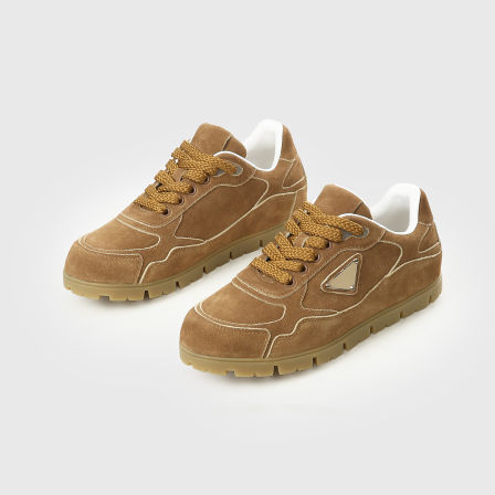 美式复古【品质奢品/质感牛猄/休闲潮味】厚底◆圆头◆老爹运动鞋