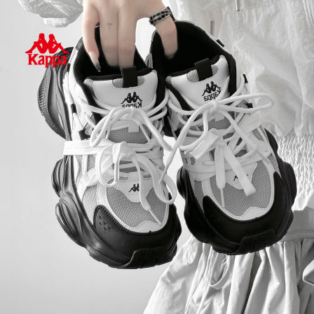 Kappa老爹鞋2025新款女款运动鞋厚底增高巨好看的百搭鞋子女秋