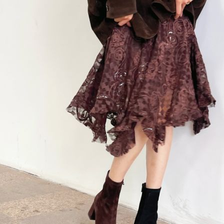 羊京绒增高显瘦拉腿长粗跟瘦瘦靴GM06YOM1829