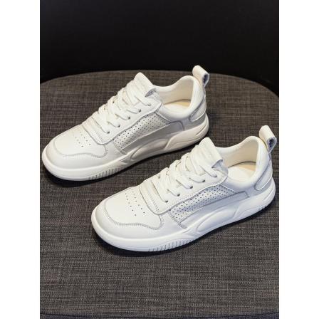 官网小C&K女鞋2025新款秋季真牛皮百搭爆款软底不累脚运动小白鞋