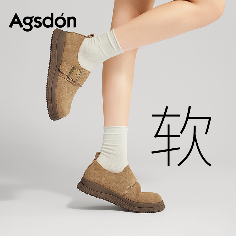 厚底勃肯鞋女2025新款秋冬季外穿全包复古一脚蹬孕妇单鞋子百搭爆主图