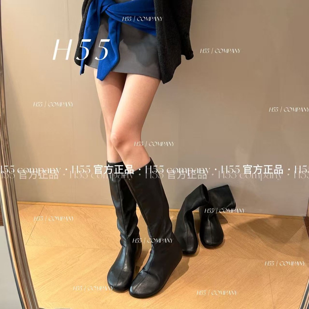 追素-（长/短）法式极简瘦瘦靴袜靴内增高版4cm59-2904【N】主图