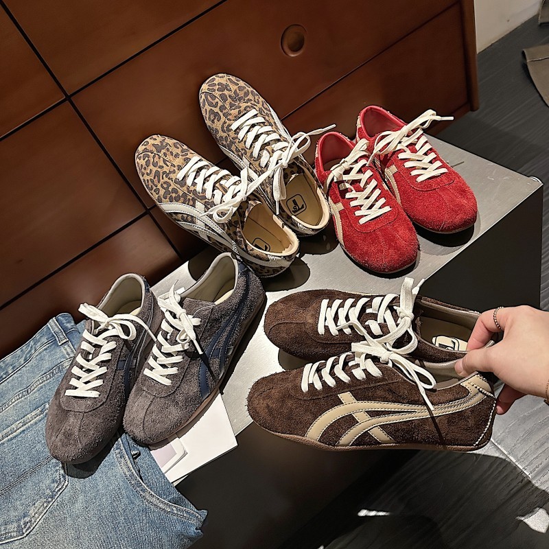 TS/TS时尚休闲鞋2025秋季爆款百搭圆头系带德训鞋MTX57815-【云】-X主图