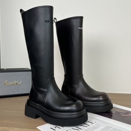 高定版本 | QIO长靴 | 2025新款韩版厚底小个子增高长靴;EQX21113