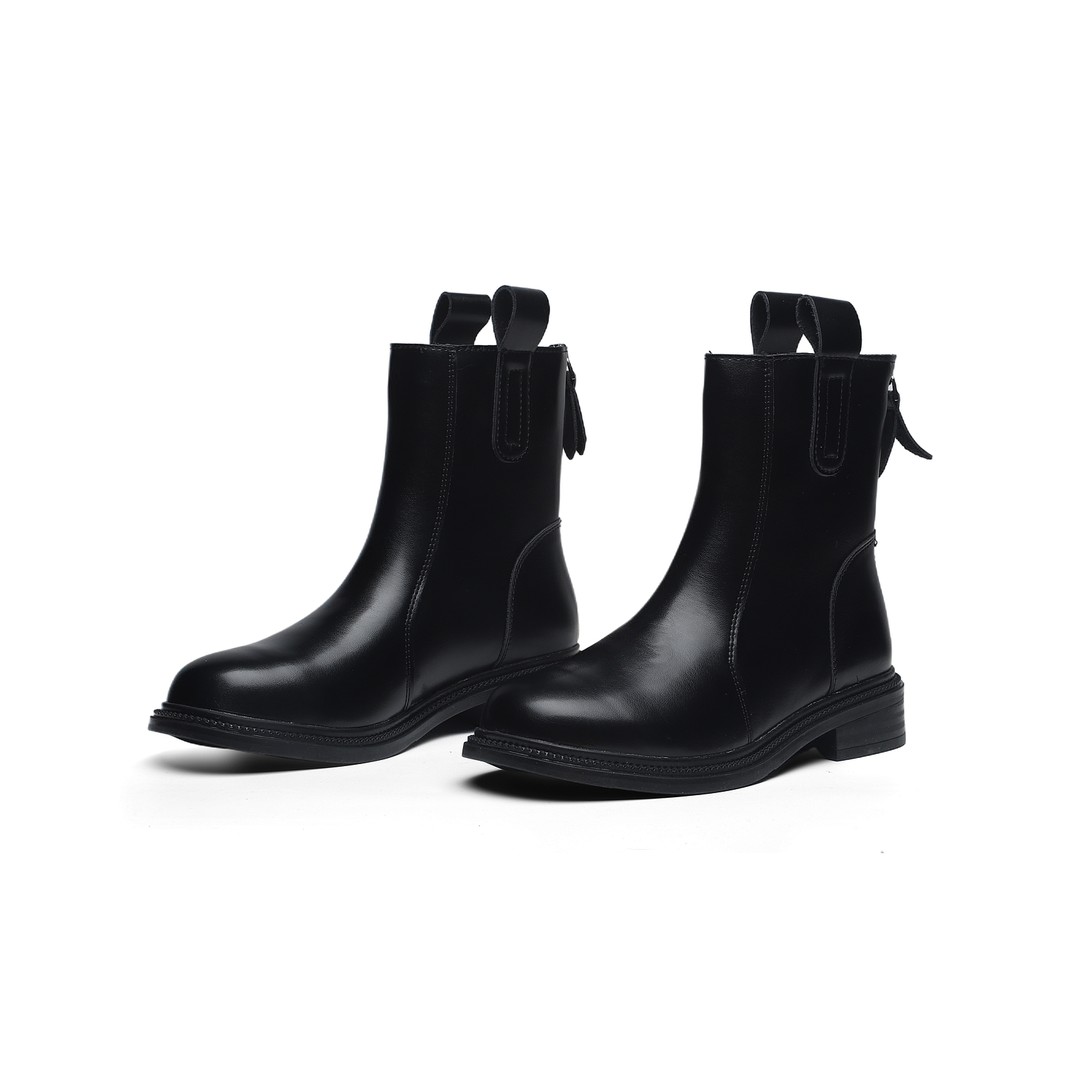 秋季新款韩版百搭女士休闲马丁靴厚底增高瘦瘦靴子 X 8088主图