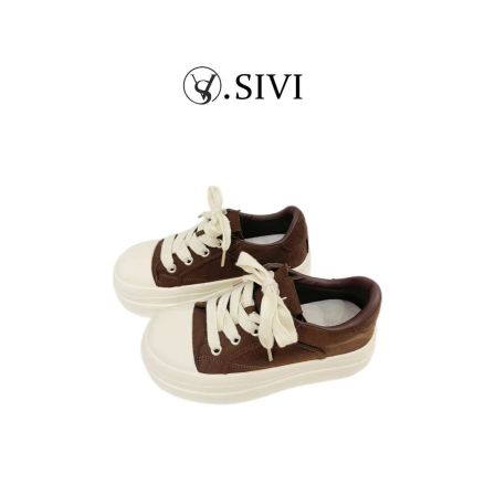 【熙薇品牌】2025新款时尚ins小众设计感百搭运动休闲鞋H5774