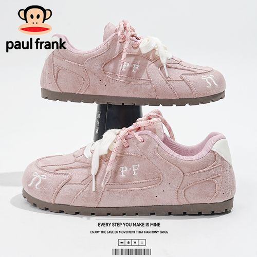 大嘴猴2025秋季新德训鞋女款低帮软底防滑女鞋百搭复古休闲阿甘鞋主图