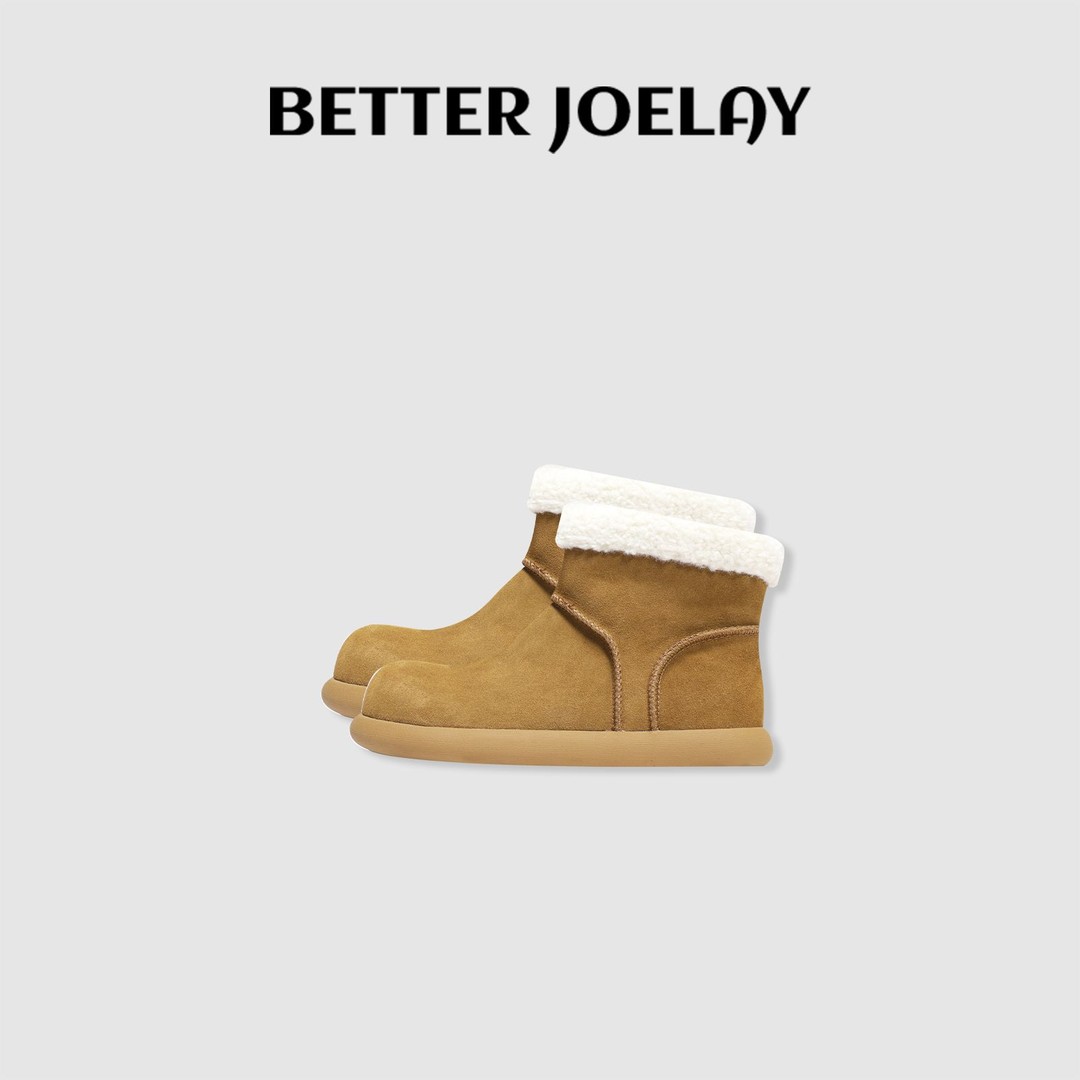 BETTER JOELAY-【抱抱绒拖】休闲设计感秋冬时尚毛毛鞋百搭舒适X311主图