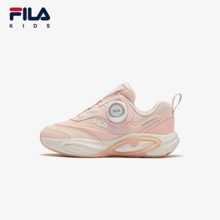 【斐乐儿童】2025冬季夜光缓震回弹防滑小童儿童复古跑鞋K14B441106