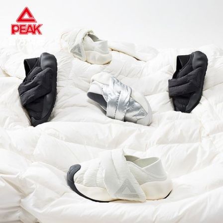 匹克态极云大三角面包鞋男女情侣懒人鞋百搭休闲运动鞋-DE440707
