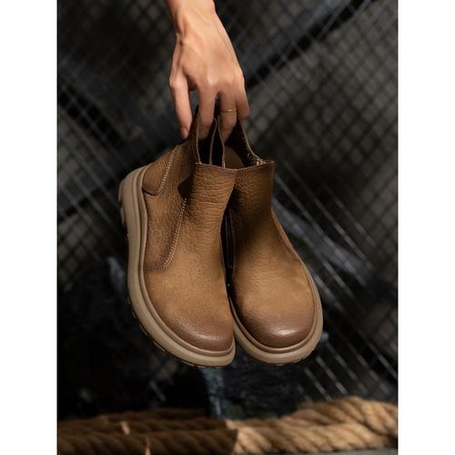 中帮拉链马丁靴高帮透气朋克风复古百搭经典潮流软底软面7866主图