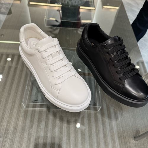 【1986高定】906男士黑白小牛皮净版休闲板鞋主图