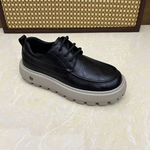 新款男士休闲皮鞋舒适透气防滑耐磨时尚百搭软底软面休闲男鞋主图