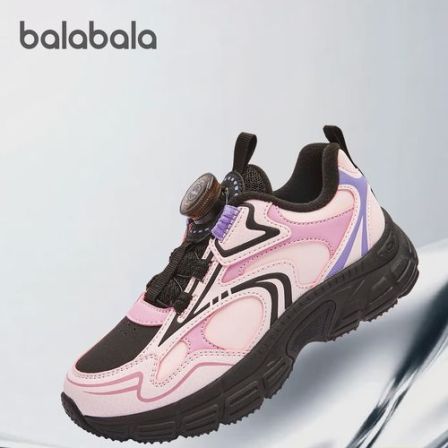 巴拉巴拉童鞋儿童运动鞋男女童鞋2025新春秋鞋子复古老爹鞋防滑潮