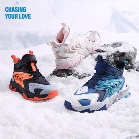 【加绒二棉鞋】361°儿童二棉鞋男女童保暖2025冬季童鞋高帮防滑橡胶