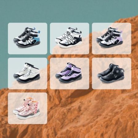 【集】pineapple冬季儿童加绒保暖高帮运动鞋男女童软底防滑保暖靴