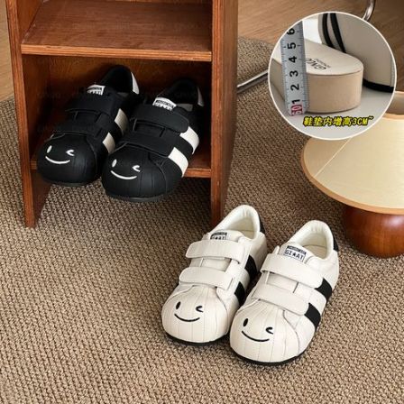 奇诺鼠【笑乐鼠-增高版！】刺绣秋冬低帮休闲板鞋软底鞋防滑耐磨1012