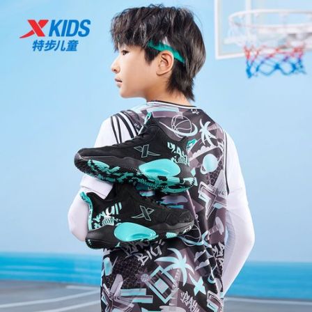 【特步少年】篮球鞋双网密网耐磨缓震实战运动鞋675315129341 