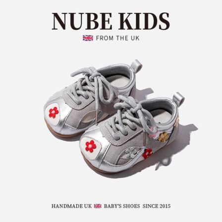 真皮英国NUBEKIDS童鞋女童板鞋学步新款春秋季宝宝运动鞋55A8918
