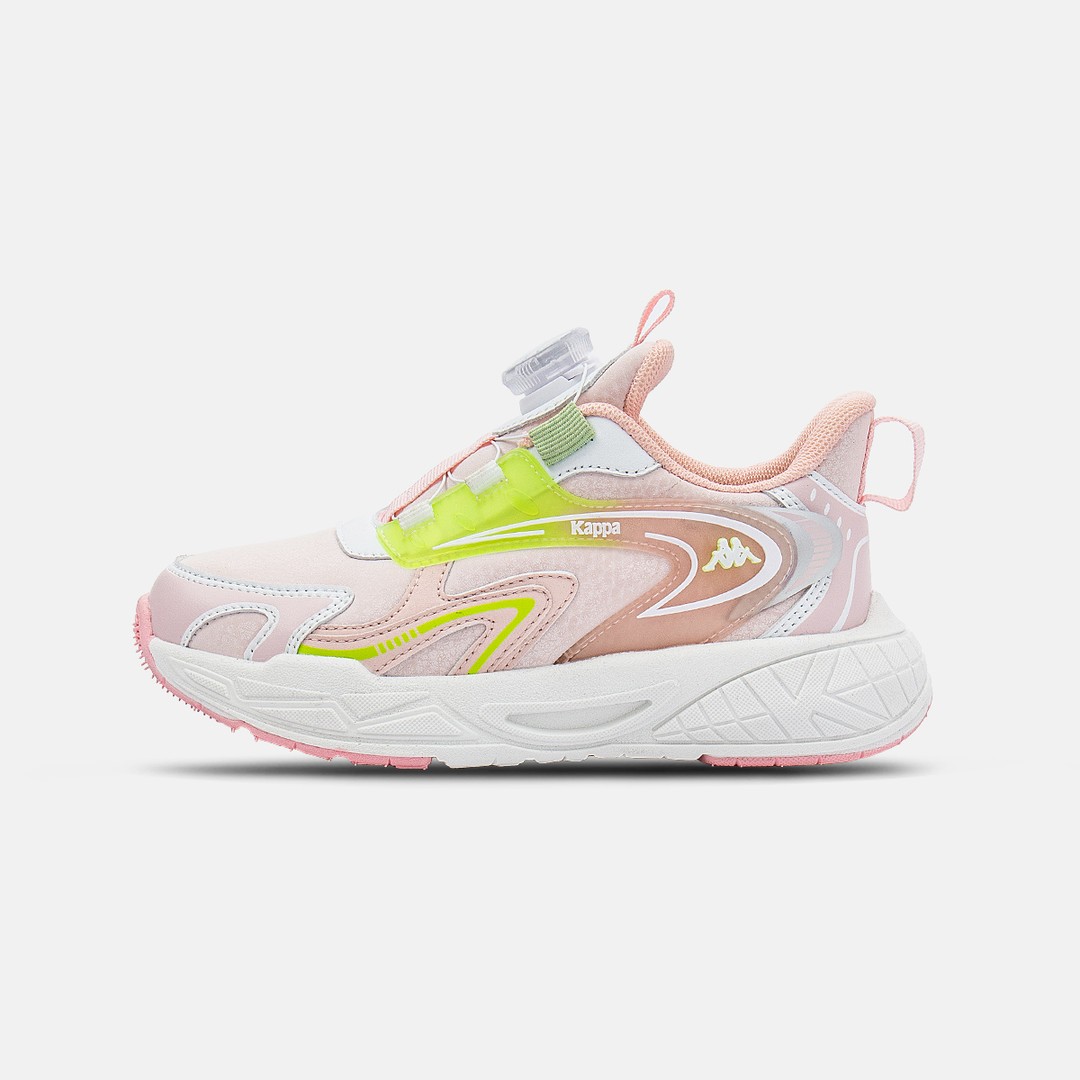 kappa kid卡帕秋季旋钮扣运动鞋春季新款时尚舒适男女孩跑步童鞋主图