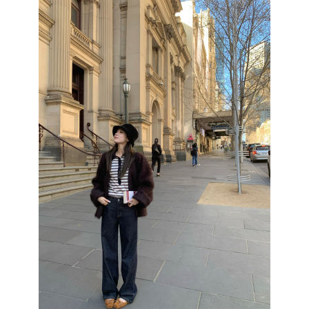 Xzz charmingl L0ewe万能搭原色牛仔裤 双版本 休闲直筒裤/阔腿裤