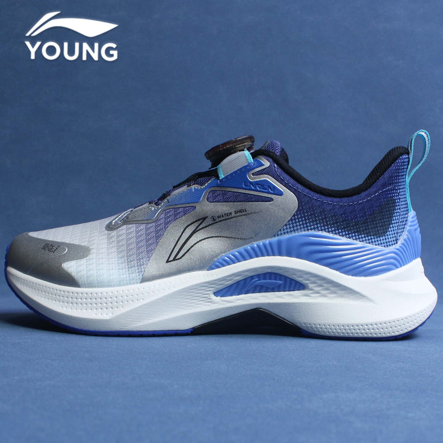 李宁男女童鞋2025春秋季中大童鲲鹏3透气减震回弹防滑儿童跑步鞋主图