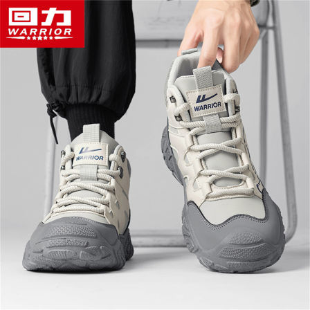 回力男鞋2025新款秋季男士运动休闲高帮鞋户外厚底防滑工装劳保鞋